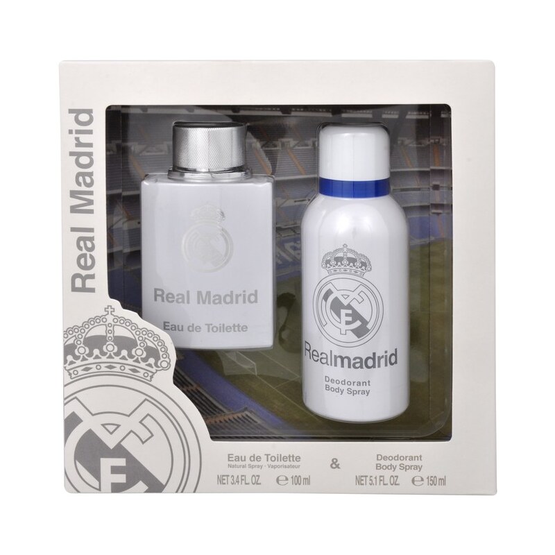 EP Line Real Madrid - toaletní voda s rozprašovačem 100 ml + deodorant ve spreji 150 ml