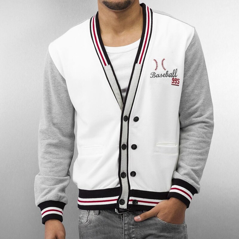 MCL Baseball Cardigan Off White