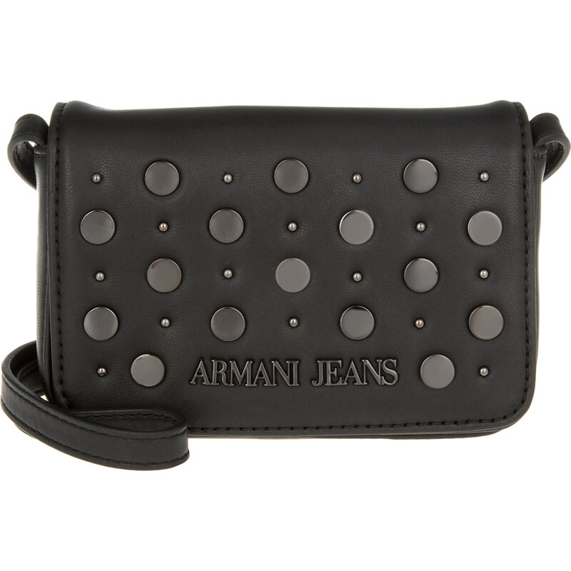 Armani Jeans PVC Shoulder Bag Nero