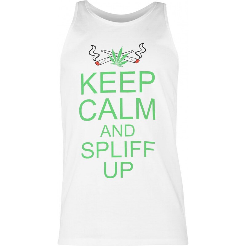 Misc Toxic Threads Printed Vest Mens, keep calm