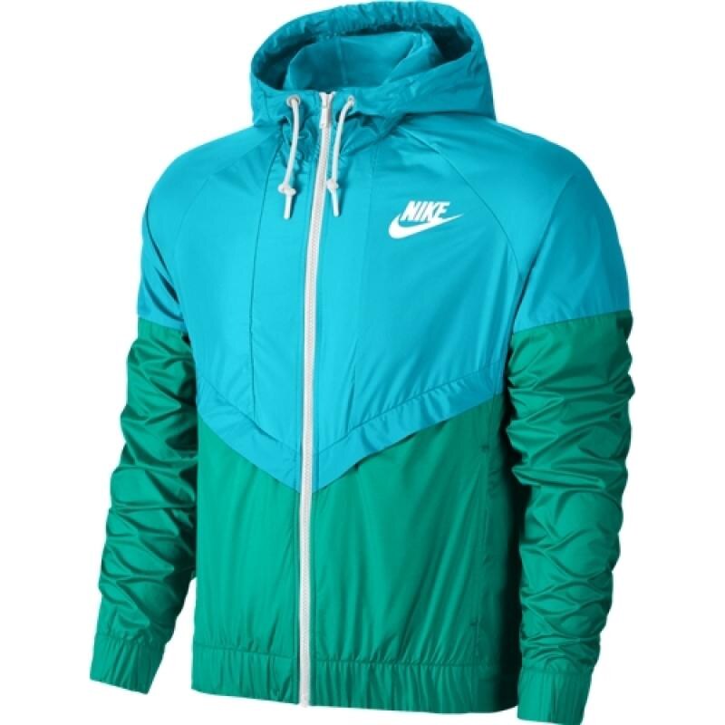 NIKE2 Dámská bunda Nike Windrunner S MODRÁ - ZELENÁ