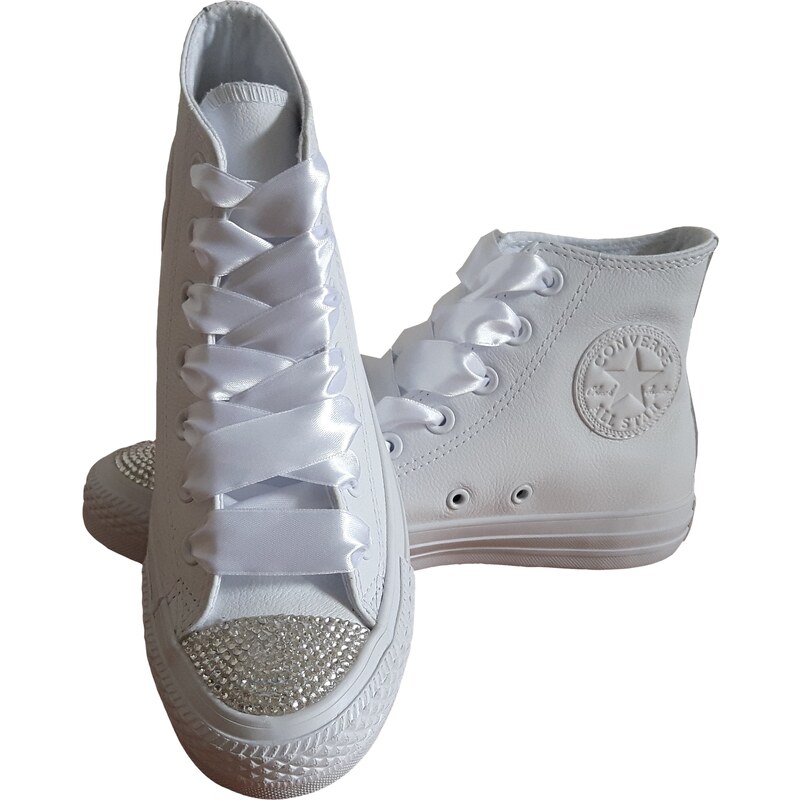 Converse Chuck Taylor All Star 1T406 SparkleS Leather White/Clear