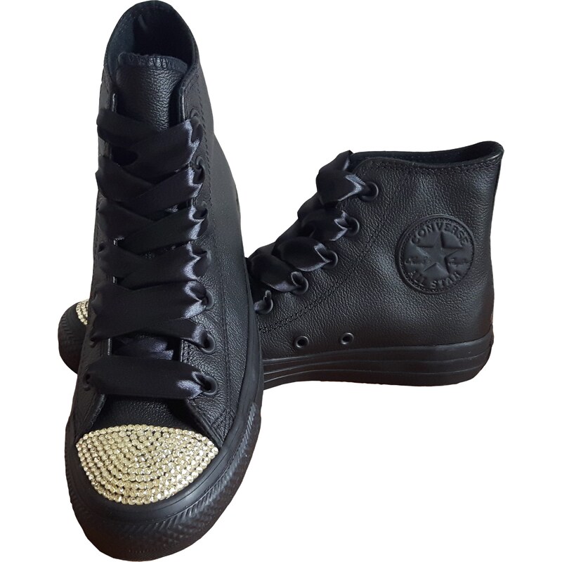 Converse Converse Chuck Taylor All Star 135251 SparkleS Leather Black/Gold C135251