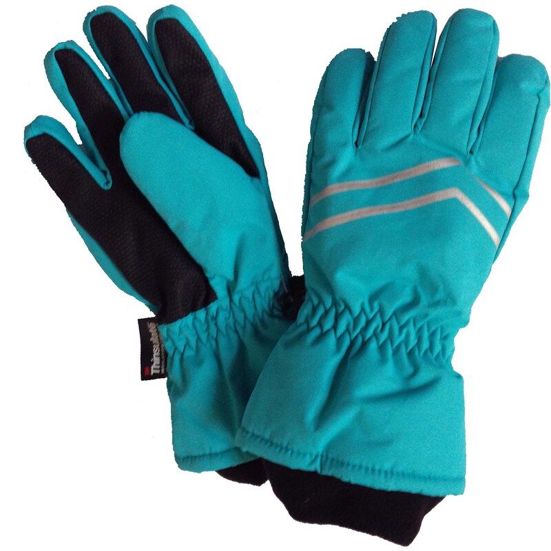 PIDILIDI Chlapecké lyžařské prstové rukavice - modré