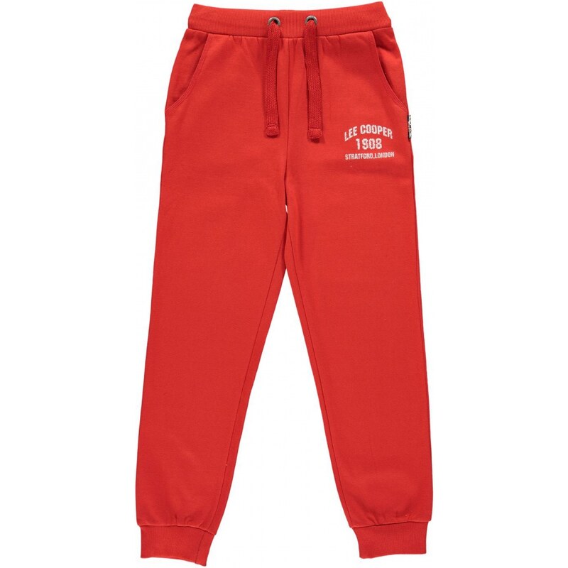 Lee Cooper Sweatpants Junior Boys, vintage red