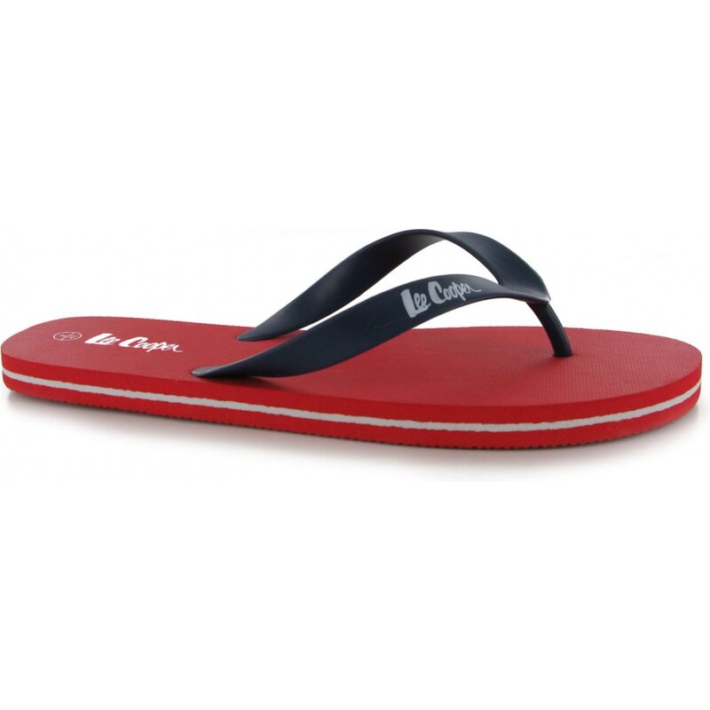 Lee Cooper Mens Flip Flops, red/navy/white