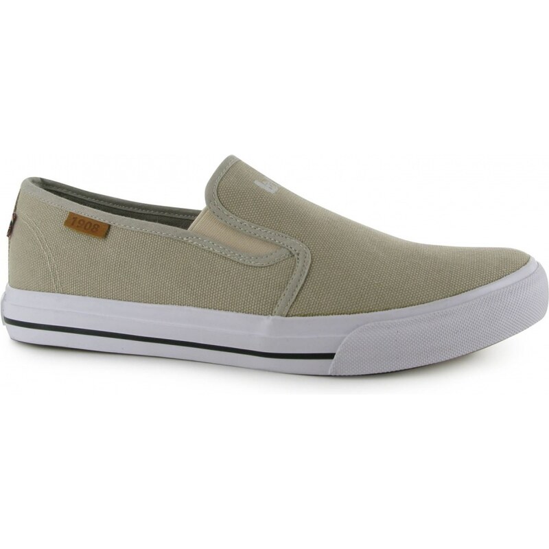 Lee Cooper Mens Slip On Shoes, taupe grey