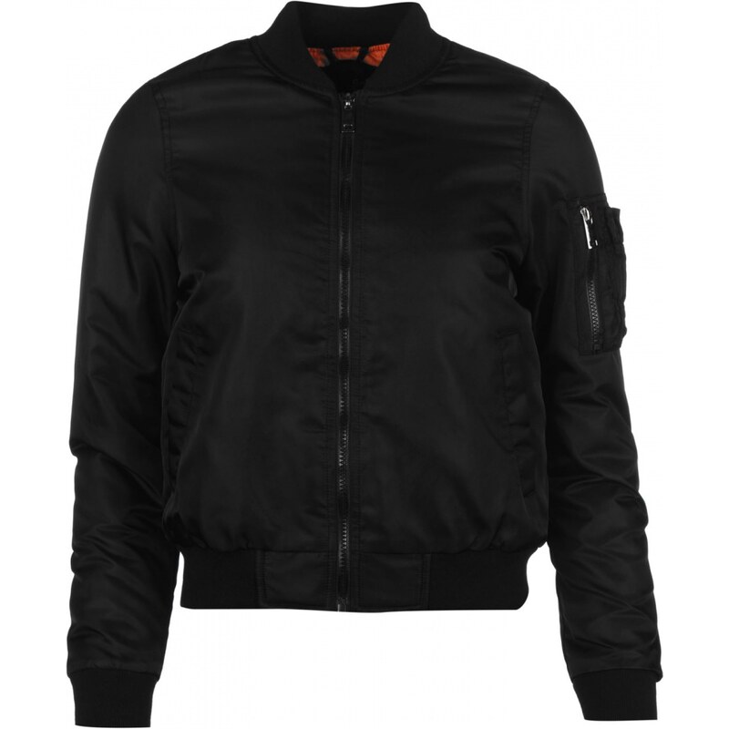 Rock and Rags Bomber Jacket, black