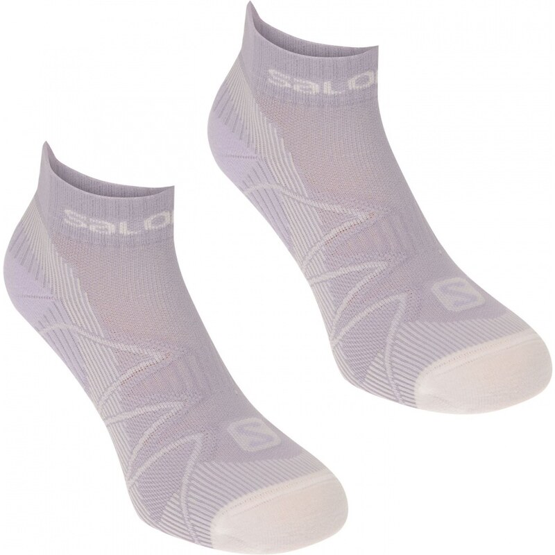 Salomon X Scream 2 Pack Running Socks Ladies, purple/white