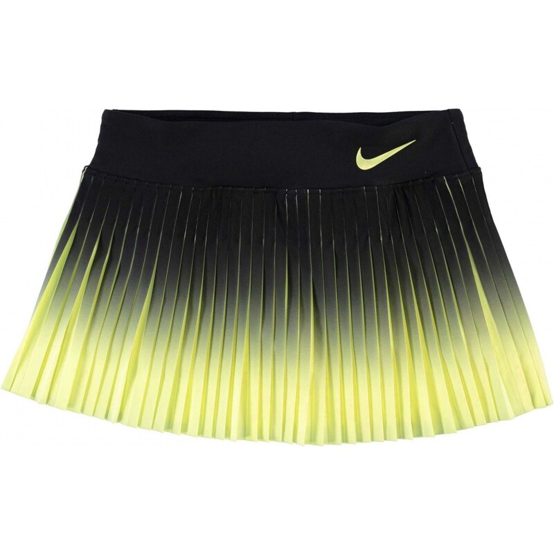 Nike Dri Fit Tennis Skort Junior Girls, black/volt
