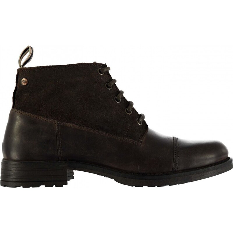 Jack and Jones Sirca Mid Ankle Boot, brown stone