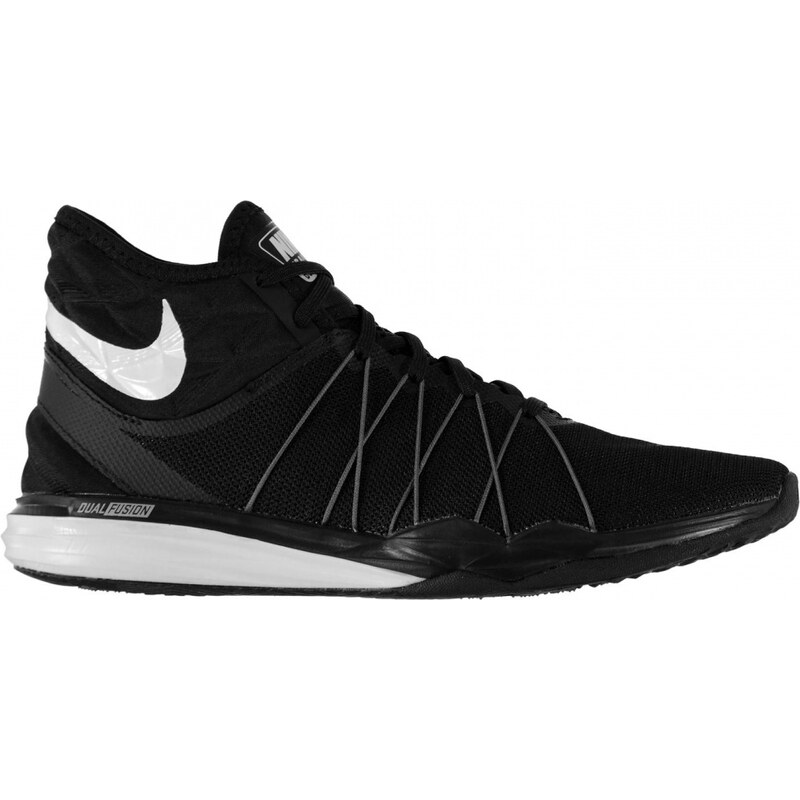 Nike Dual Fusion Hit Mid Ladies Training Shoes, black/white