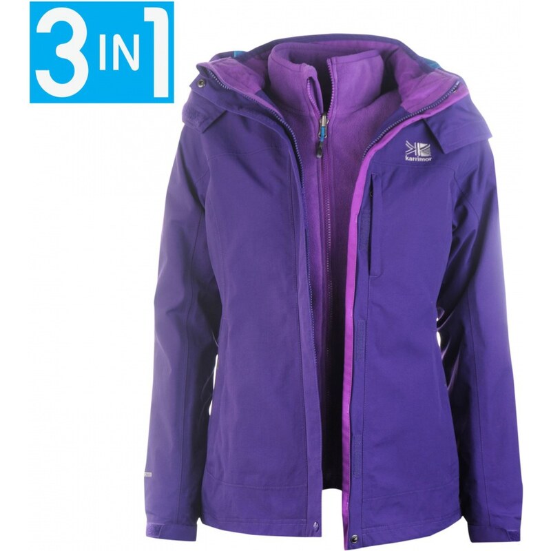 Karrimor 3 in 1 Jacket Ladies, purple