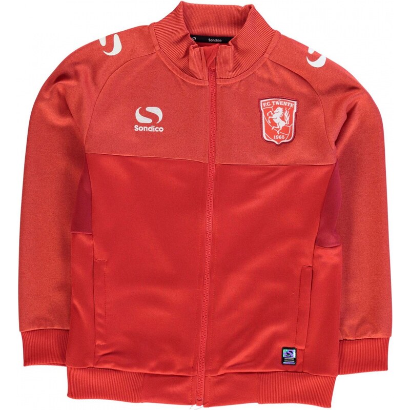Sondico FC Twente Zip Jacket Junior Boys, red/darkred/wht