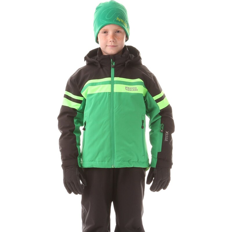 Chlapecká zimní bunda Nordblanc Yearn amazonská zelená