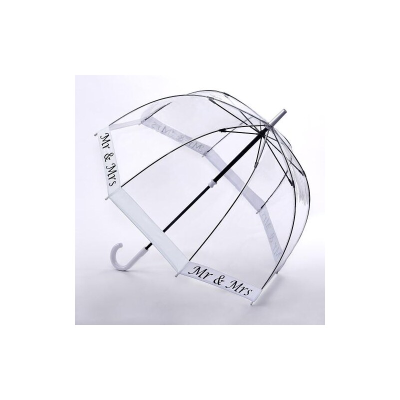 Fulton dámský průhledný holový deštník Birdcage 1 Mr&Mrs L041