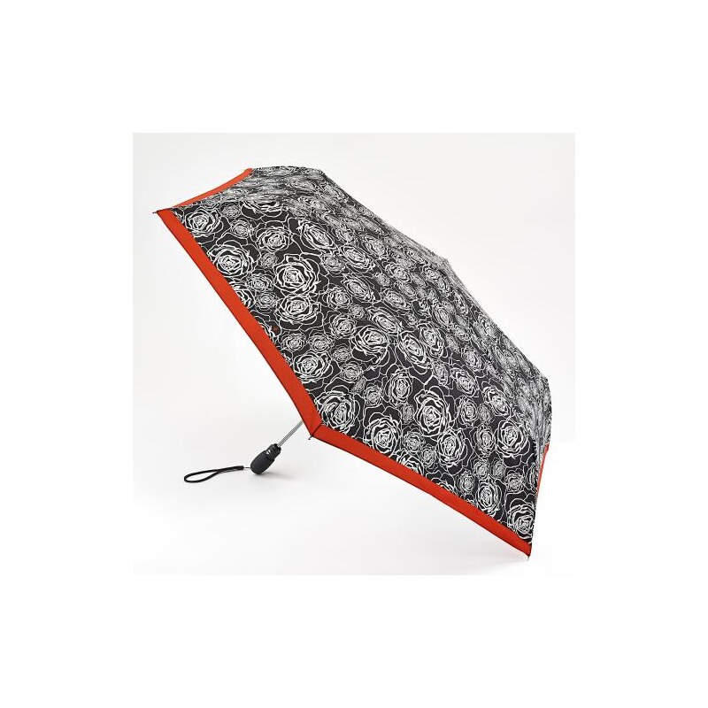 Fulton dámský skládací deštník Superslim 2 Open/Close SKETCHY ROSE L711