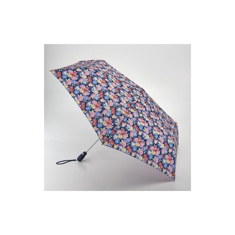 Fulton dámský skládací deštník Superslim 2 Open/Close PASTEL PETALS L711