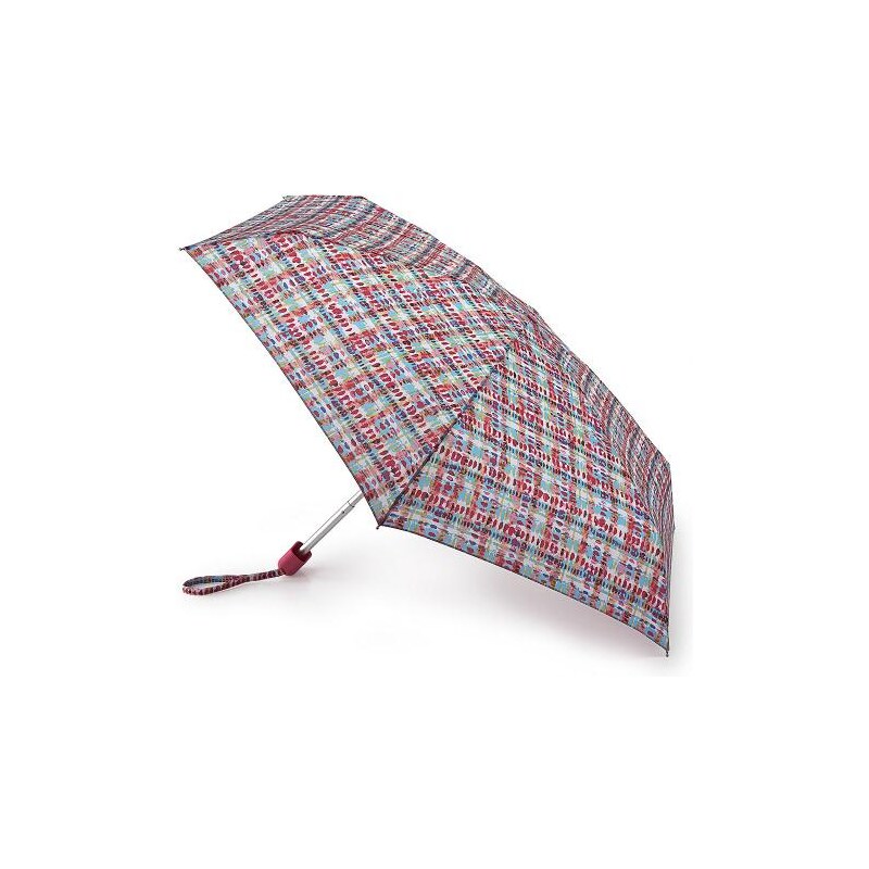 Fulton dámský skládací deštník Tiny 2 WATERCOLOUR CHECK L501