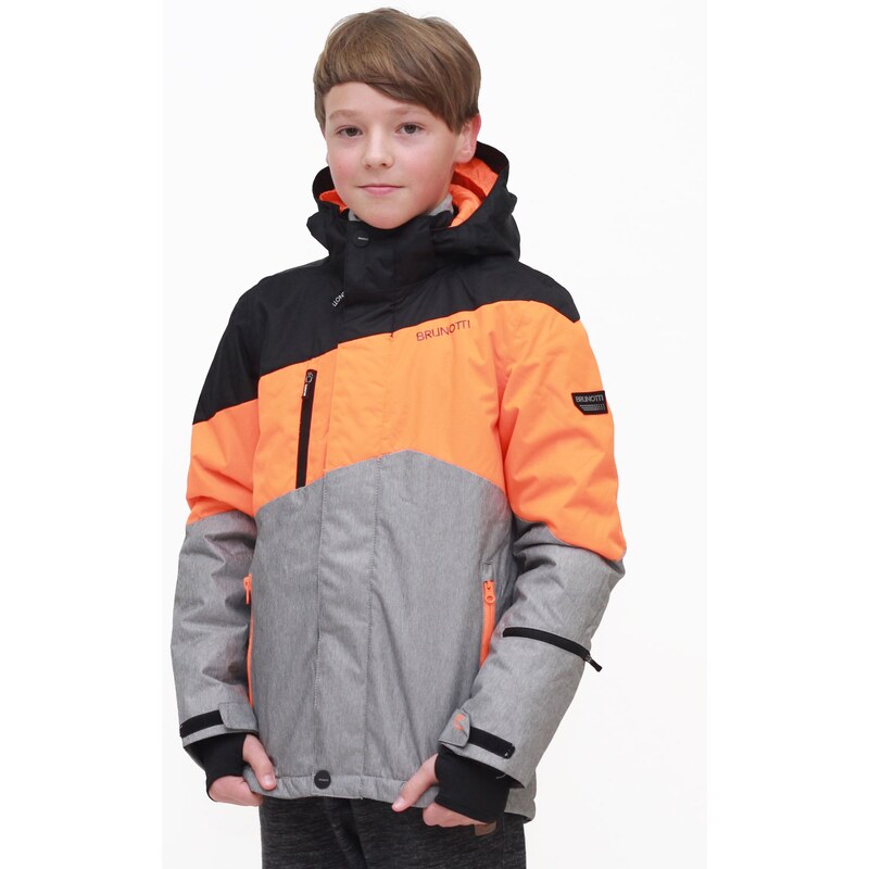 Brunotti Chlapecká zimní bunda Modenor, oranžová - Oranžová