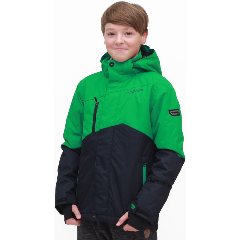 Brunotti Chlapecká zimní bunda Modenor, zelená - Zelená