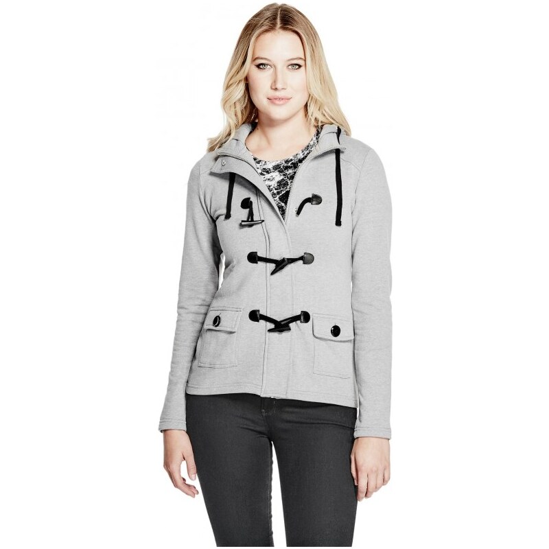 GUESS GUESS Mirica Toggle Jacket - stone grey heather