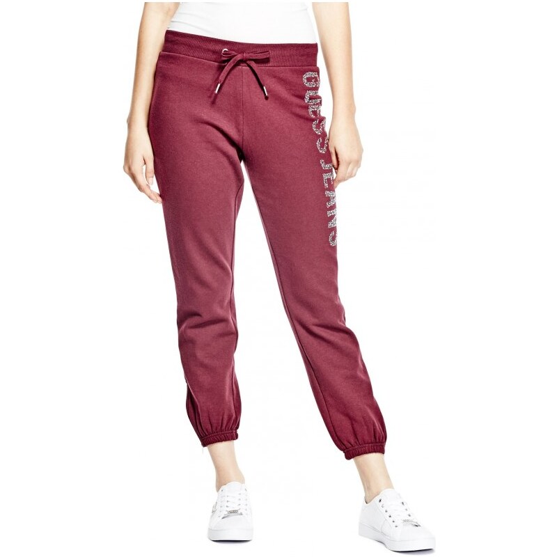 GUESS GUESS Avarie Ankle-Zip Joggers - midnight wine