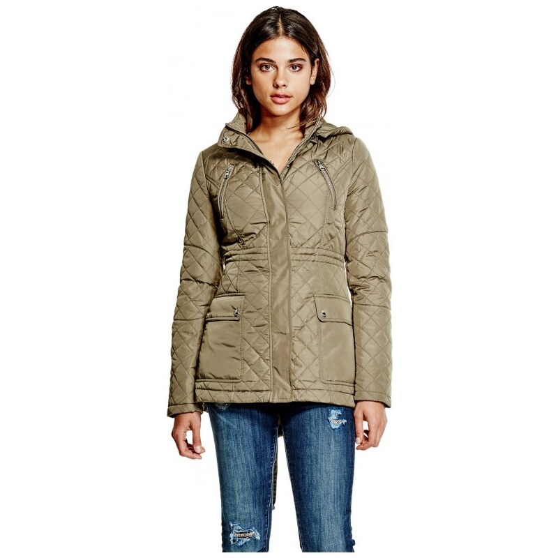 GUESS GUESS Marlia Anorak Jacket - dry moss