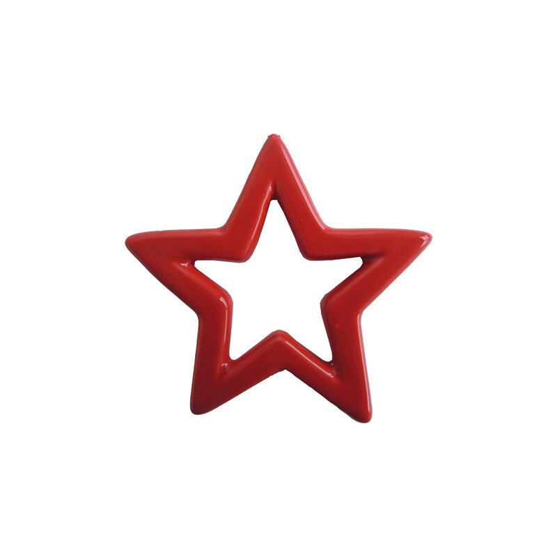 StarDeco Závěsná hvězda červená