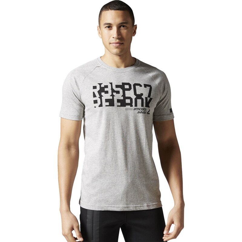 Pánské tričko Reebok Workout Cotton Graphic Tee AY2245