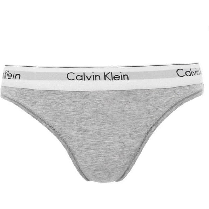 Calvin Klein Thong Kalhotky Modern Cotton Grey