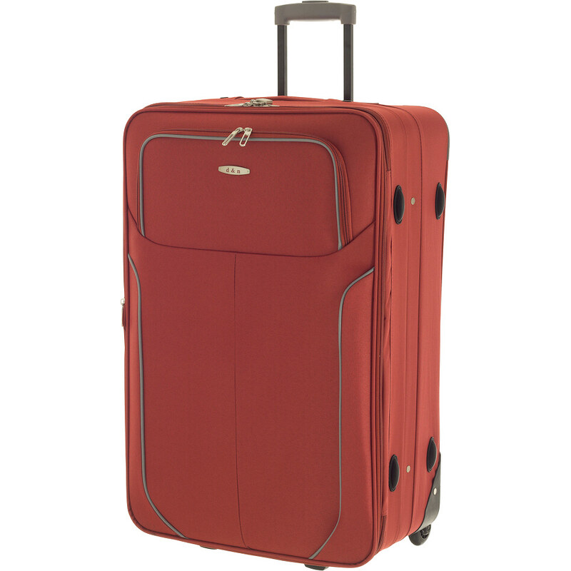 Cestovní kufr d&n L 9070-07 červená