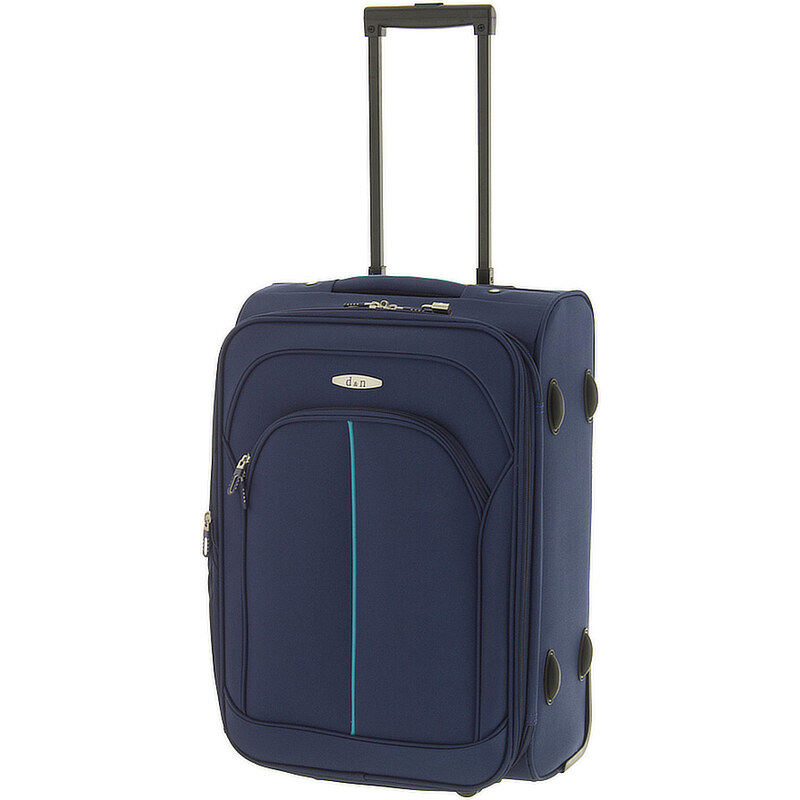 Cestovní kufr d&n S 7250-16 modrá