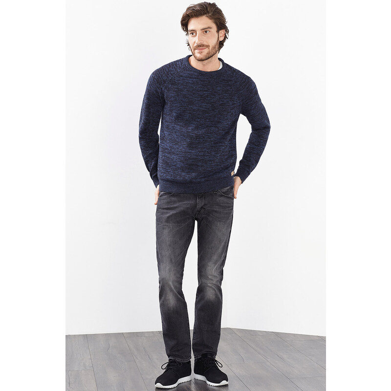 Esprit Melírovaný pulovr ze 100% bavlny
