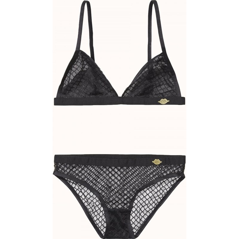 Maison Scotch Bra and panty sets in various mesh quality