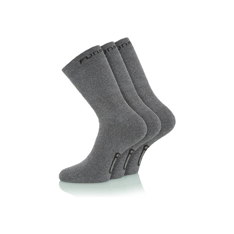 Ponožky Funstorm Vecit - 3 pack dark grey 40-42