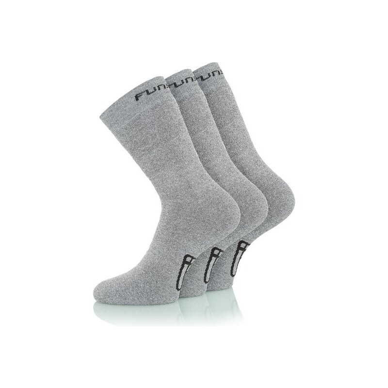 Ponožky Funstorm Vecit - 3 pack grey 40-42