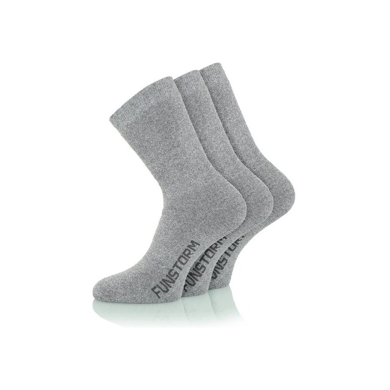 Ponožky Funstorm Sekul - 3 pack grey 40-42