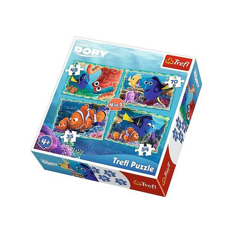 Puzzle Hledá se Dory 4v1