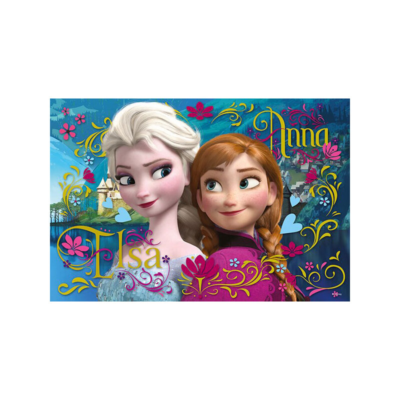 Trefl Puzzle Ledové Království Anna a Elsa 100 dílků
