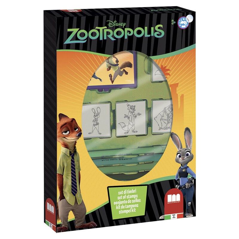 Disney Razítka Zootropolis, box 4 ks
