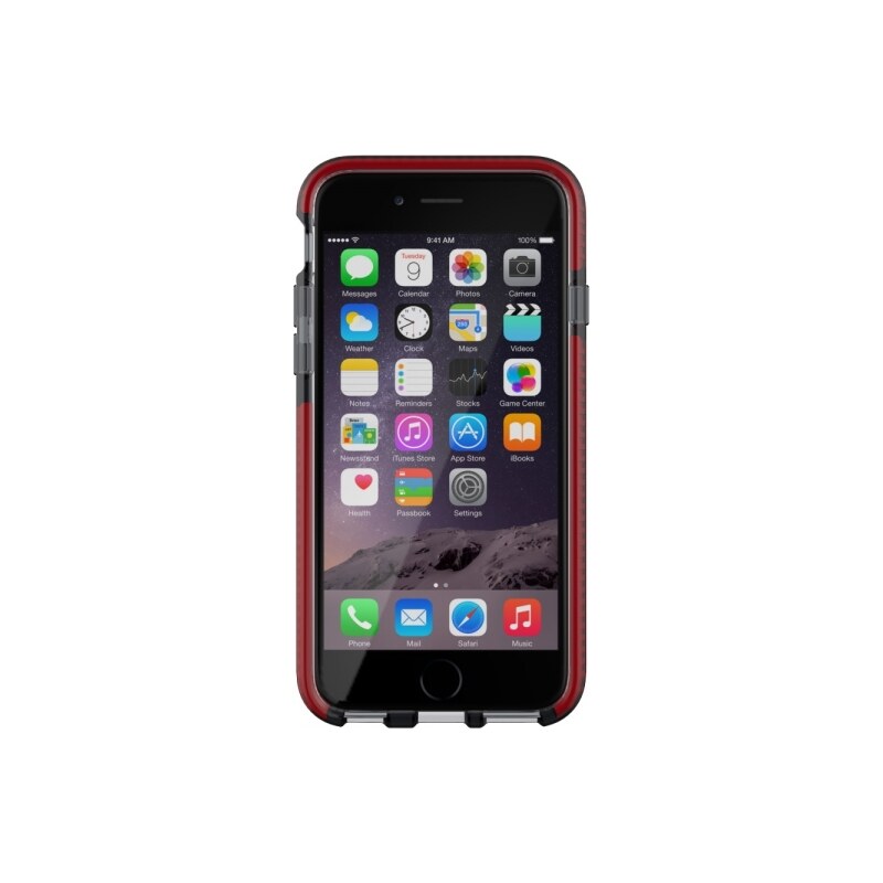 Zadní ochranný kryt Tech21 Evo Mesh pro Apple iPhone 6/6S - Červeno-kouřový T21-5009