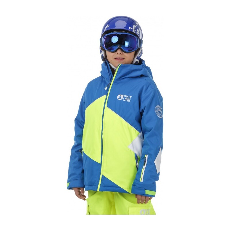 Picture Picture Seattle Jacket picture blue/neon yellow