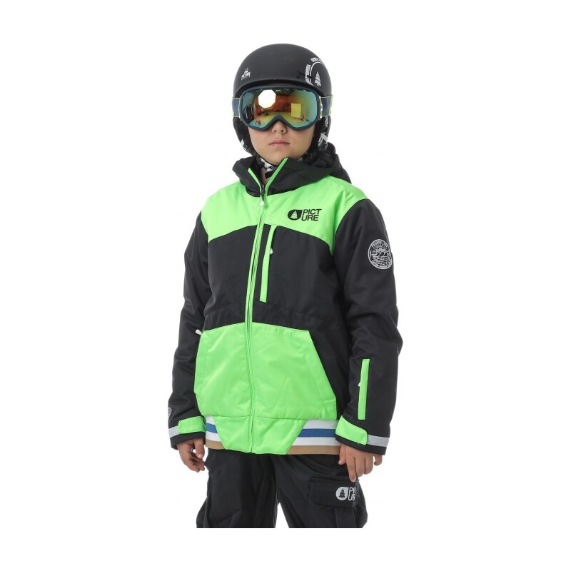 Picture Picture Code Jacket black/neon green