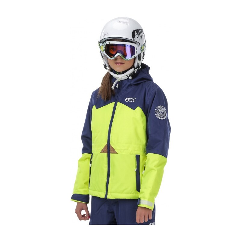 Picture Picture Maty Jacket neon yellow/dark blue