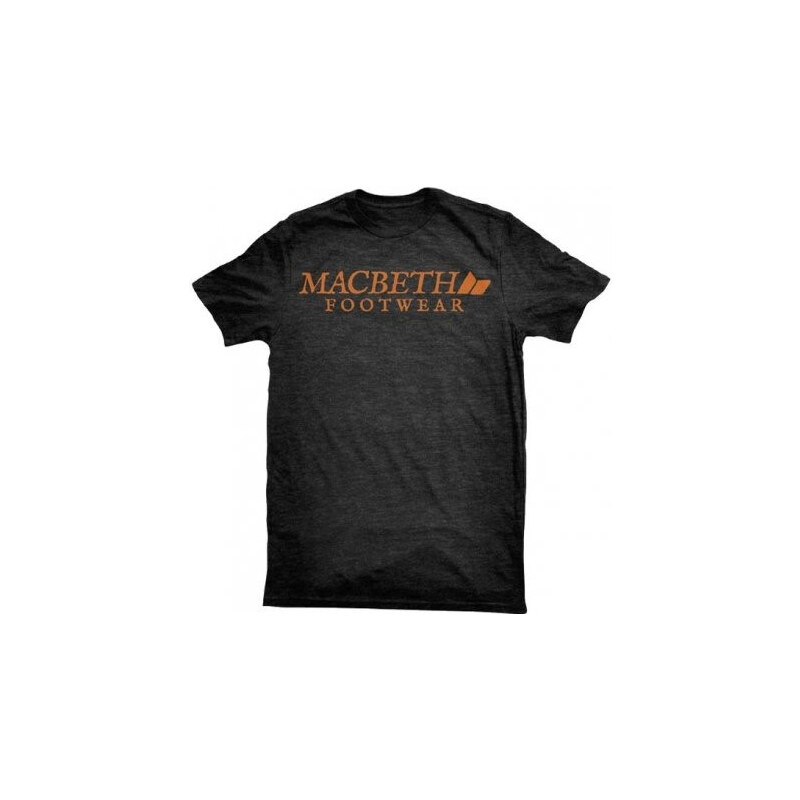 Macbeth Vintage Logo Heather Charcoal/orange
