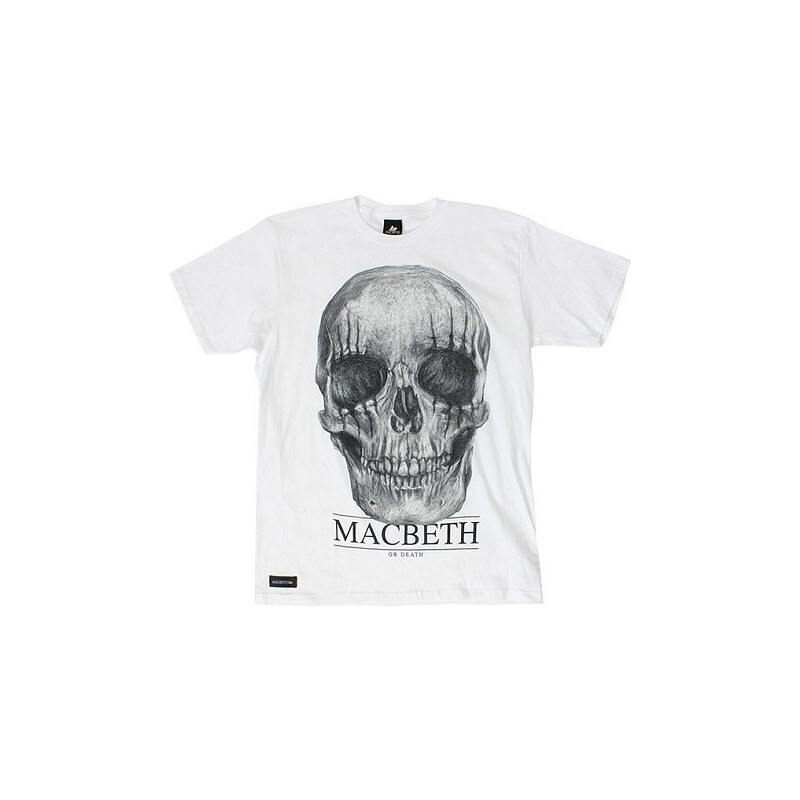 Macbeth Black Metal Skull White