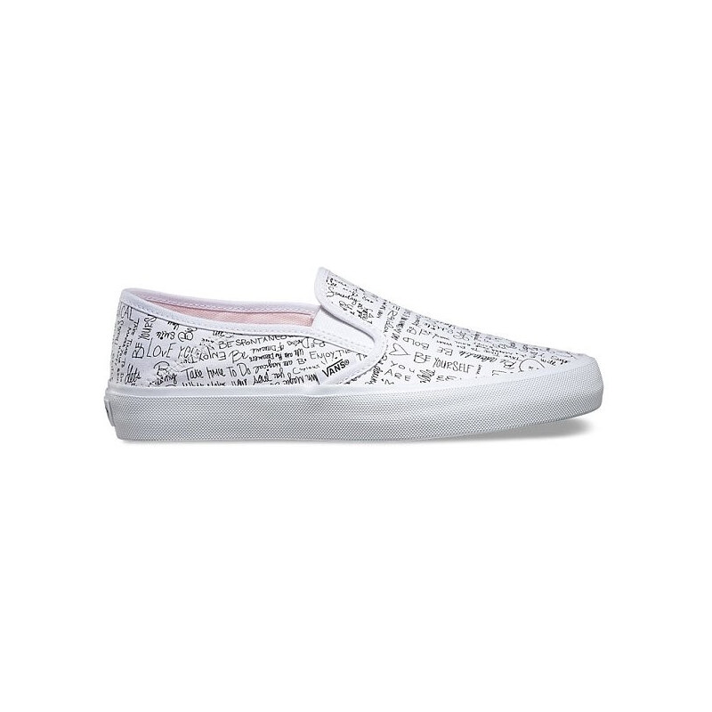 Vans Classic Slip-On (Leila) quotes/barely pink