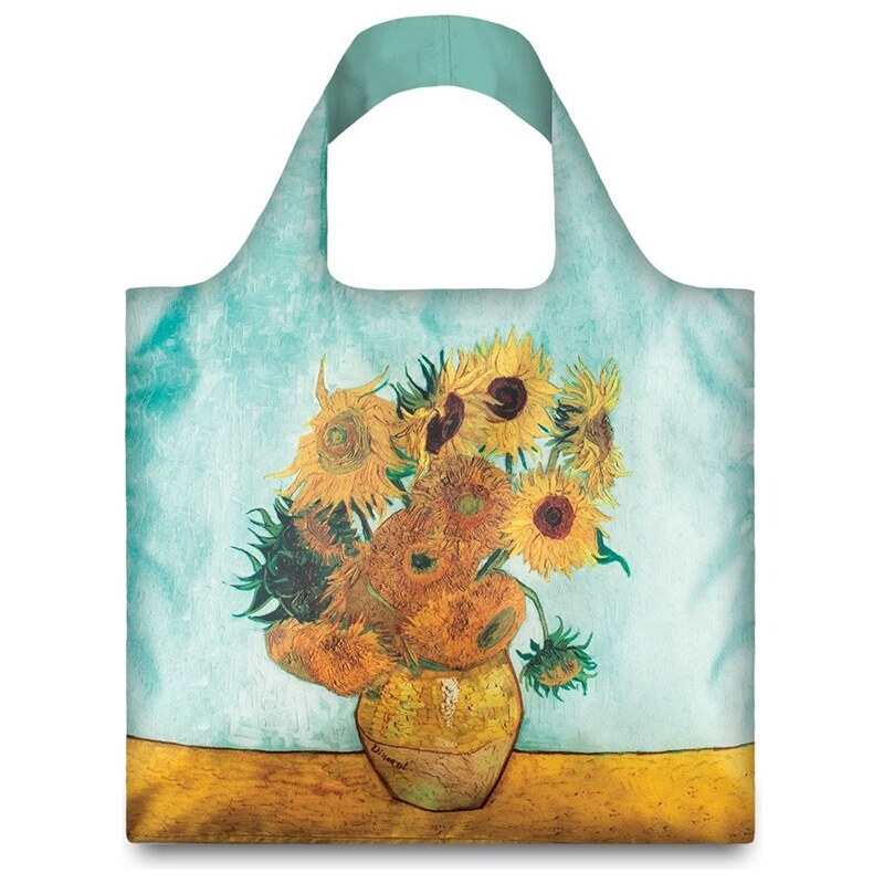 ekologická nákupní taška LOQI Museum,Van Gogh-vase with Sunflowers