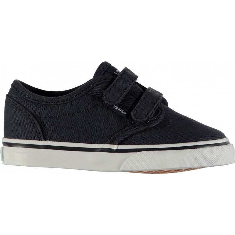 Vans Atwood V Infant Canvas Trainers, navy/white